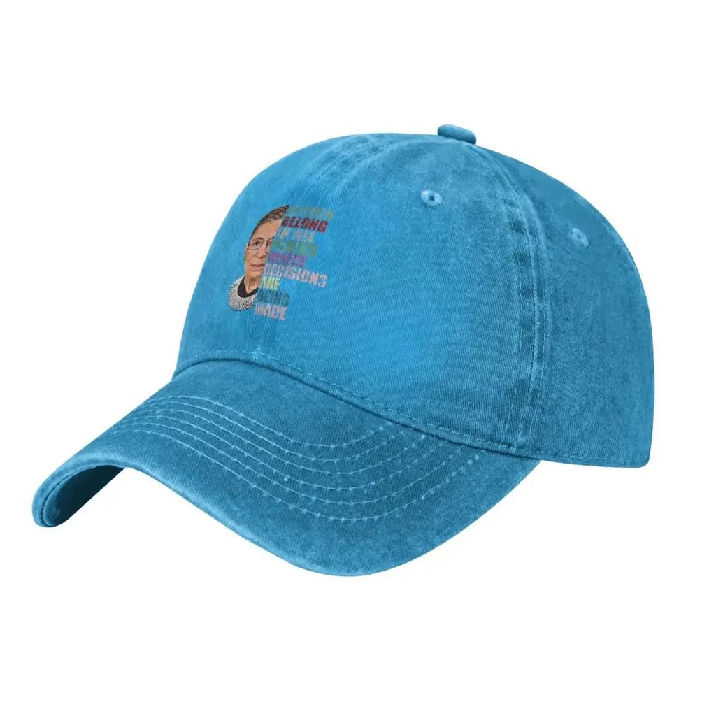 Ruth Bader Ginsburg Women Belong denim Hat Lightweight Mens Cap Baseball Cap For Men