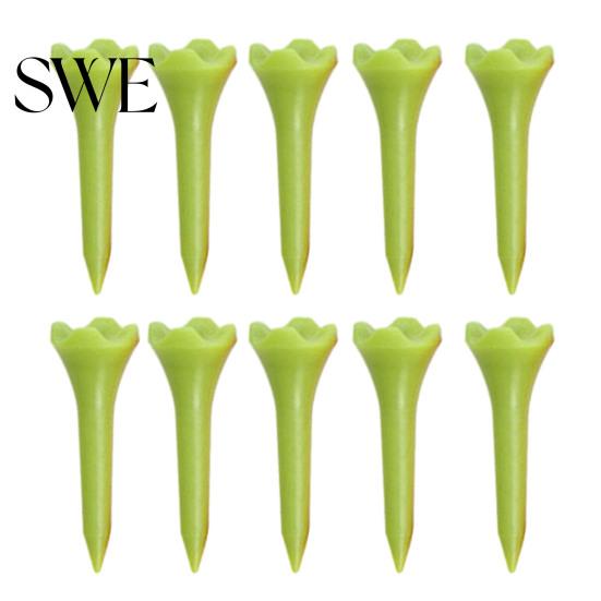 Picchetti da Golf Robusti 10 Pezzi 38/70/82MM Strisciati Altezza Regolabile Punta Affilata Plastica Supporto a Quattro Angoli Portaballine Ausilio per l'Allenamento Kit Spikes Accessori Giocatore di Golf