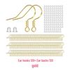 Gold-Plated S925 Silver Copper Ear Hooks for DIY Handmade Earrings