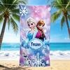 1Pc Frozen Magic Adventure Beach Towel, Quick Dry, Multi-Use for Beach Pool Gym Yoga Home Travel, Christmas, Halloween, Xmas Gift ES92911