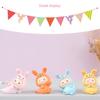 Cartoon Decorative Ornaments Environmental Friendly High Quality Vivid Lovely Reusable Rabbit Ornaments Non-toxic Healthy Safety