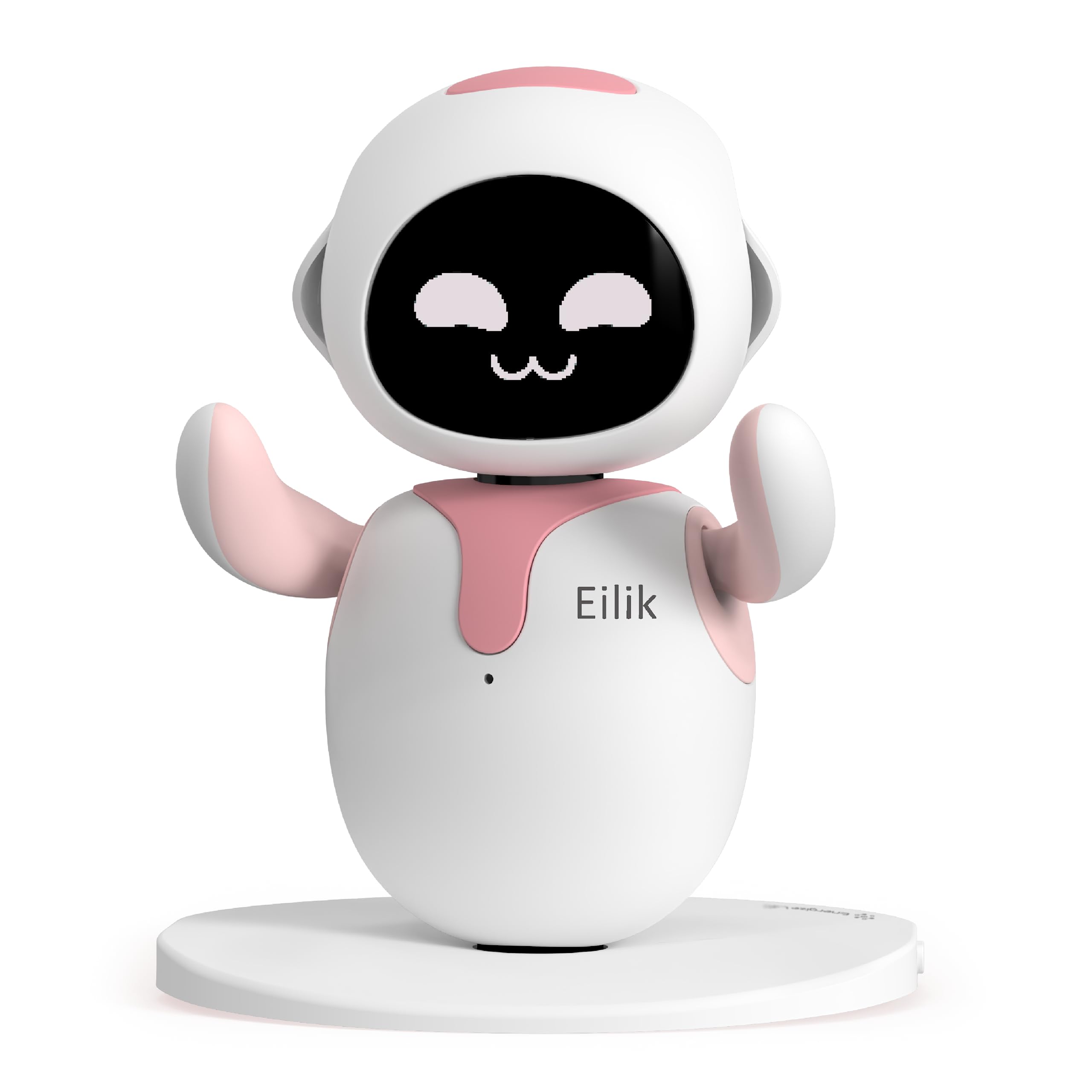 

Eilik Pink Touch Interactive Emotional Cute Robot Pet Idle Animation Mini Unique Gift Support Update for Girls and - Toy, & Games, Boys. розовый