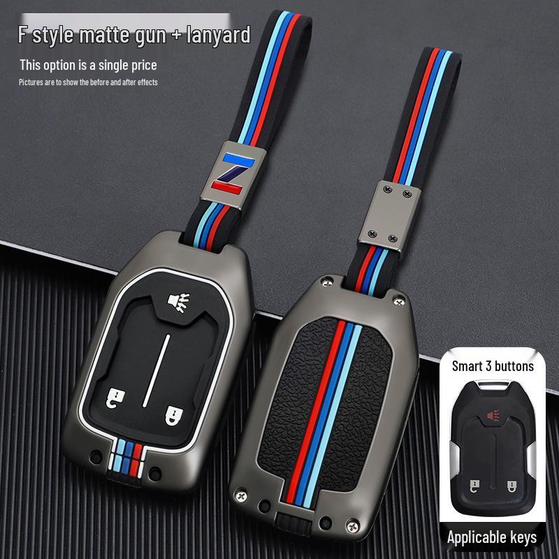 GMC Key Case: High-End Protective Shell for Yukon & Sierra - Stylish Car Accessory for Men & Women