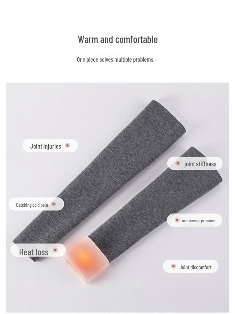 Warme Unisex Gelenk-Armschoner: Samtverstärkt für Ellenbogen- und Handgelenkunterstützung im Herbst/Winter