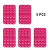 5pcs Square Phone Holder Mat Silicone Anti-Slip Phone Mount New Suction Cup Phone Holder  Wall Mount