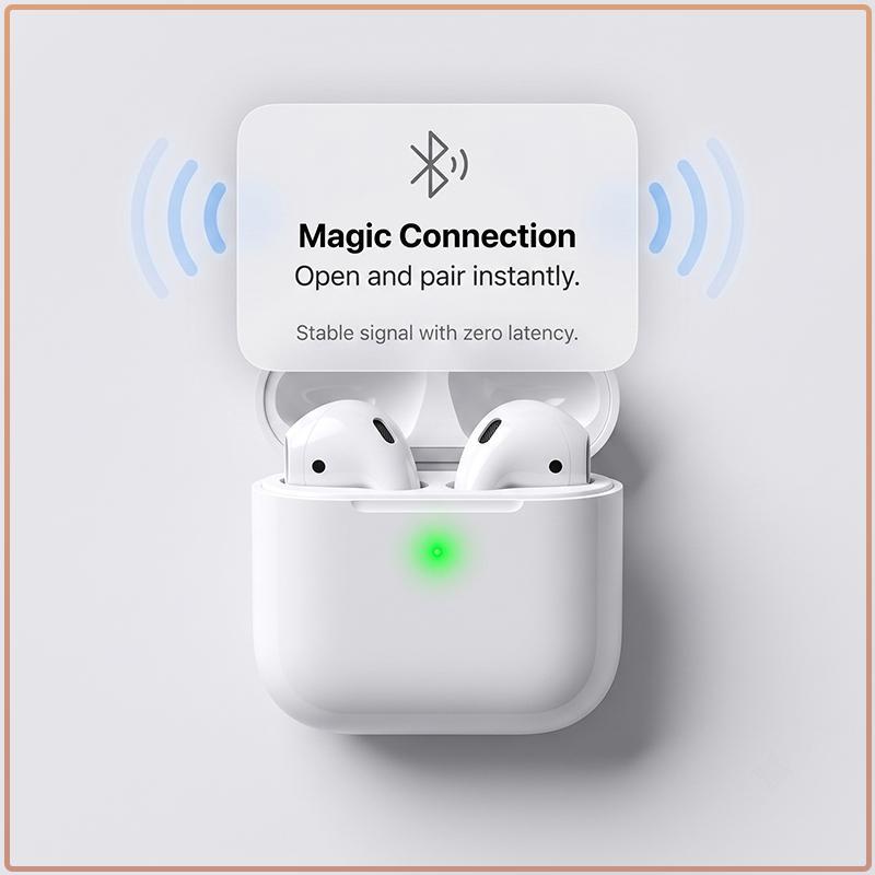 Apple AirPods 2ª Generazione Cuffie True Wireless con Custodia di Ricarica Wireless