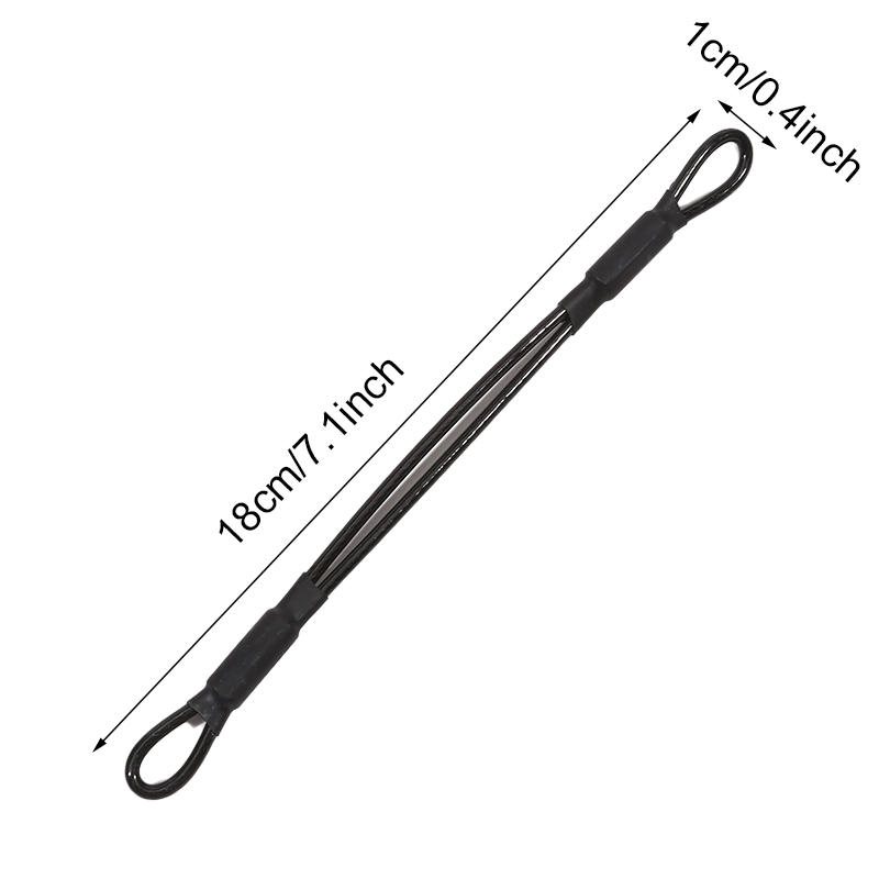 Helmet Safety Tether With Stainless Steel Cable Secure Lanyard For Cycling Bicycle Motorcycle Equipment Anti Lost Wire Rope Accessories Strong Hook