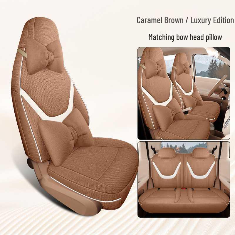 Wuling Hongguang MiniEV Macaron Linen Seat Covers - 5th Gen, 26 Models