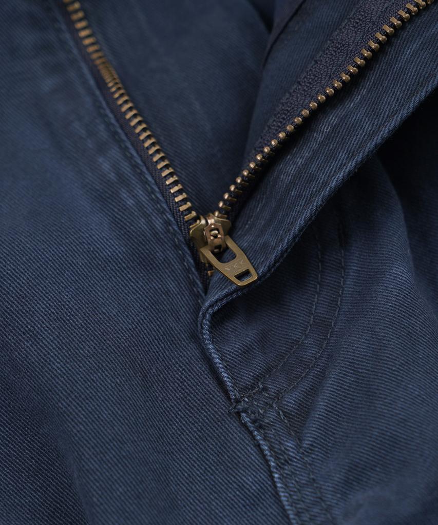 FRIZMWORKS Washed Cotton Zip Cargo Pants _ Navy