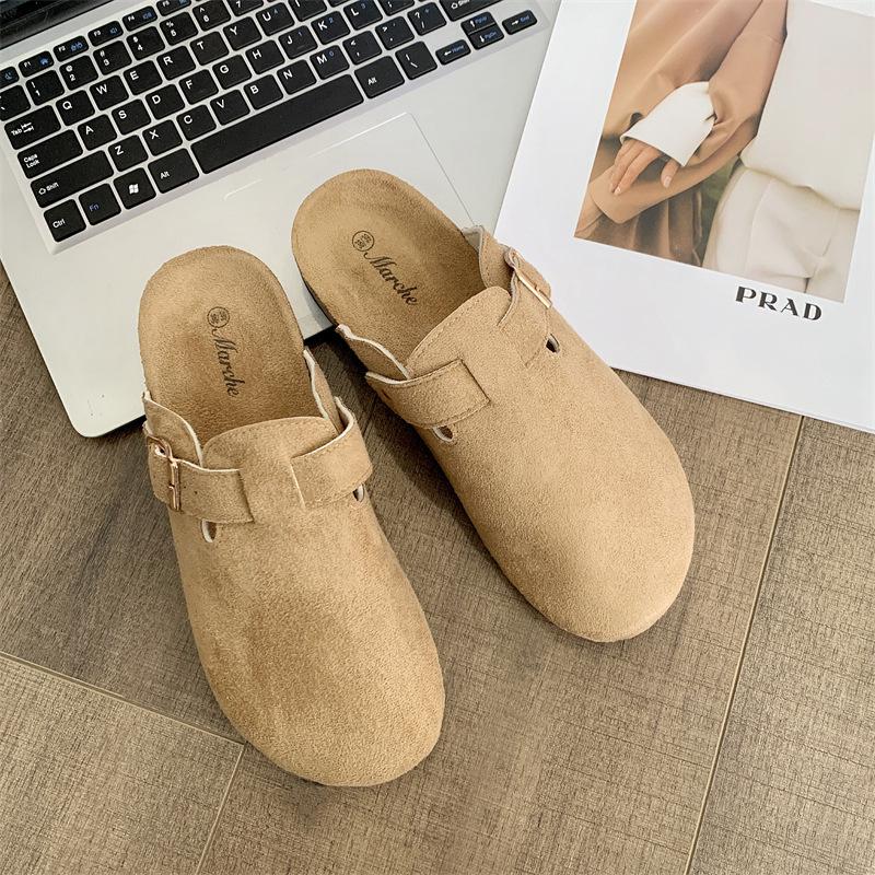 

2024 Весна/Літо Ретро шльопанці на товстій підошві сліпони для чоловіків та жінок 38-39 хакі