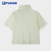 Fila Women's 2026 Summer Slim-Fit Stand Collar Knit Top