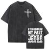 God Is So Much Bigger Than Print T Shirt Retro Christian Bible Jesus Doodle Vintage Washed T Shirts Unisex Women Harajuku Tee Shirt