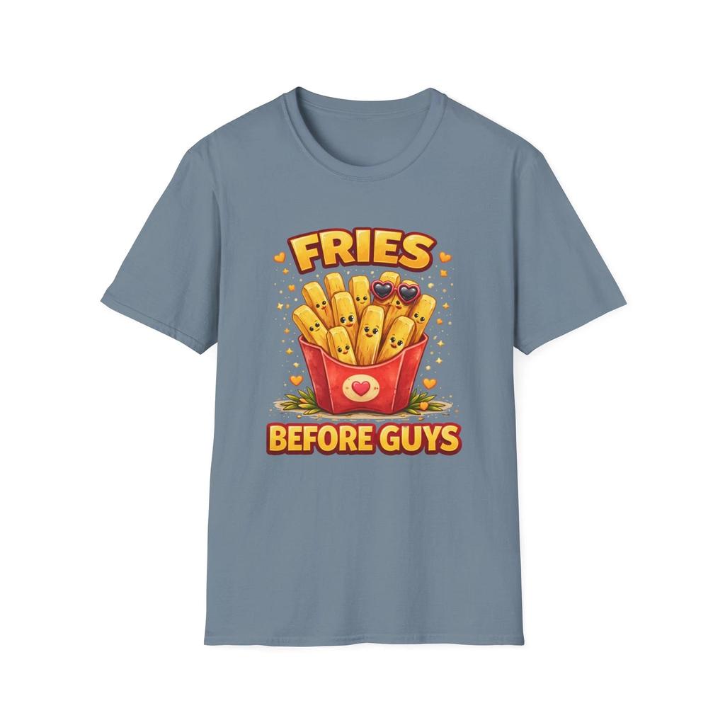 Fries Before Guys Children's Children's T  Children's T-shirt | Cute Kawaii French Fries Funny Tee