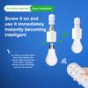 E27 LED Lampensockel mit drahtloser Fernbedienung Smart-Timer AC85-265V Glühbirnenhalter Fassung Adapter Konverter Einstellbar