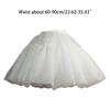 A-line Petticoat Crinoline Short Slips Wedding Accessories  Tutu Skirt 50s Vintage White Underskirt Multi Layers