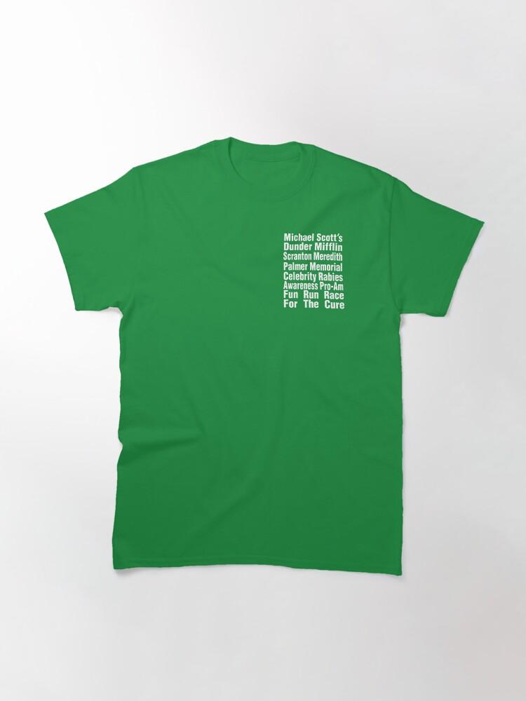 The Cure The Office T-Shirt - Michael Scott's Fun Run Race for the Cure Classic T-Shirt