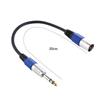 XLR Jack Male XLR Cable 0.3m 6.35mm Female Cable Durable XLR 3Pin Male Cord  Microphone Adapter