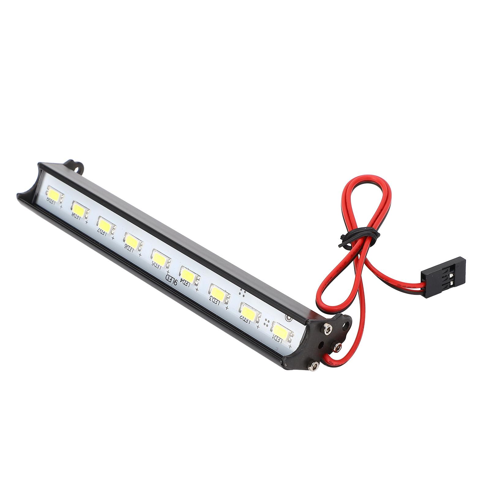 

Світлова панель для радіокерованої машини, світлодіодна надяскрава лампа на дах радіокерованої машини з алюмінієвого сплаву для Redcat для Axial SCX10 D90