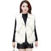 Young imitation fur vest women's short coat autumn and winter new imitation fox fur vest fashionable outer wear