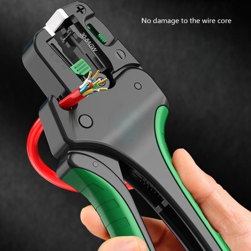 Wire Stripper Multifunctional Cable Stripper Wire Cutter Wire Crimper Professional Automatic Wire Stripping Pliers Tool