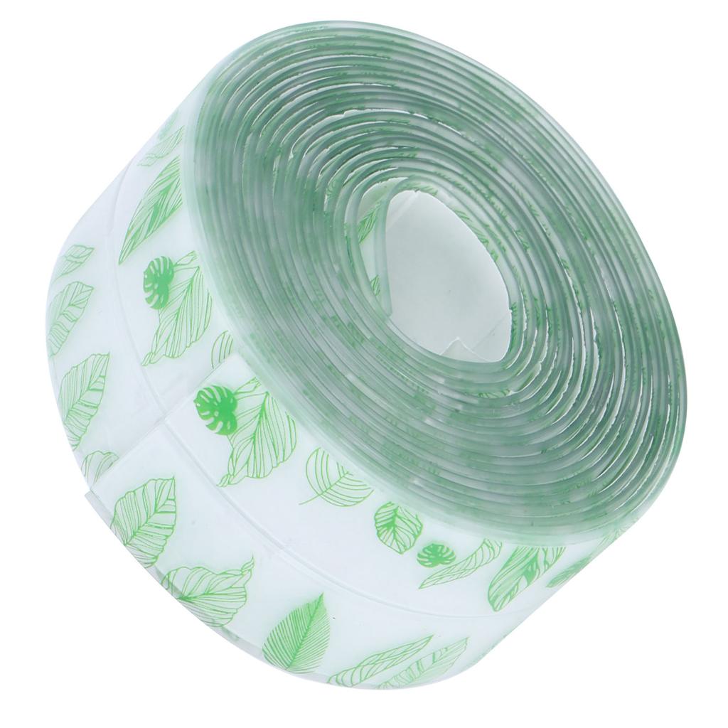 Taśma uszczelniająca do ścian Wodoodporna Samoprzylepna Naklejka Pasek uszczelniający do Łazienki Kuchni 3,2 m(Zielony