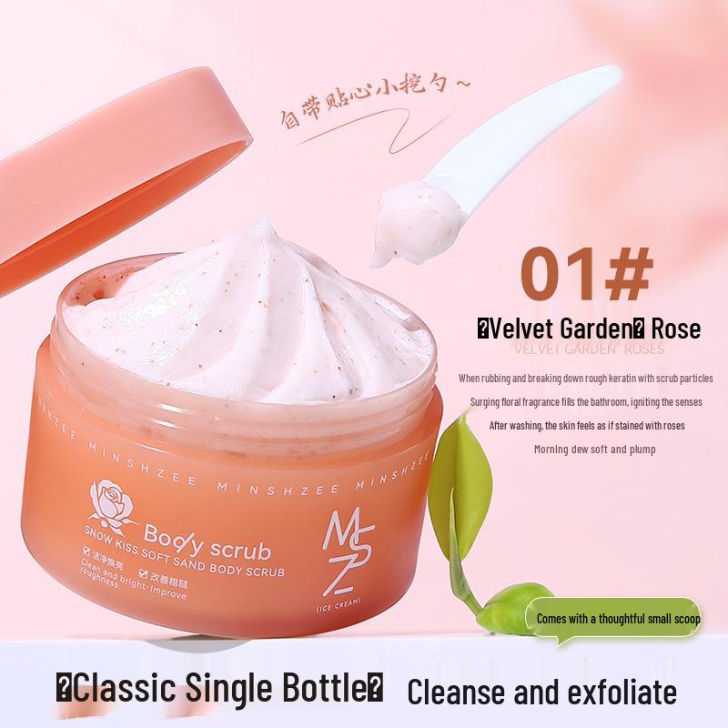 Mingxi Zhi Hydrating Body Scrub & Refreshing Shower Gel: Smooth, Exfoliating, Moisturizing, Non-Tightening with a Light Fragrance.