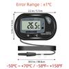 Digital Aquarium Thermometer with Probe Suction Cup Fish Tank Water Electronic Measurement Degrees Celsius ℃