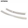 For Honda CR-V CRV 2017-  Inner+Exterior Rear Trunk Bumper Foot Plate Tailgate Door Sill Scuff Guard Plate Accessories