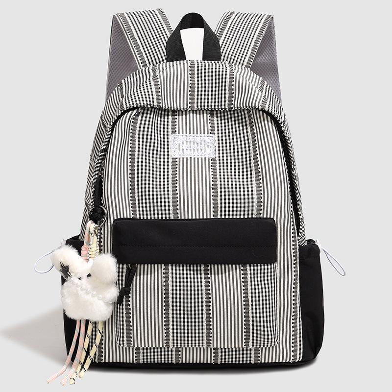 2026 Japanese Cute Girly Double Shoulder Bag - Lightweight, Large Capacity Student Backpack