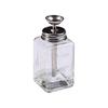 Steel Pump Glass Nail Art Bottle with Scale, Dustproof Cap, Large Mouth, and Anti-Rust Metal Core