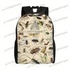 Insect Backpack Schoolbag for Man Design School