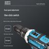 21V High-Power Dual-Speed Electric Drill with Lithium Battery