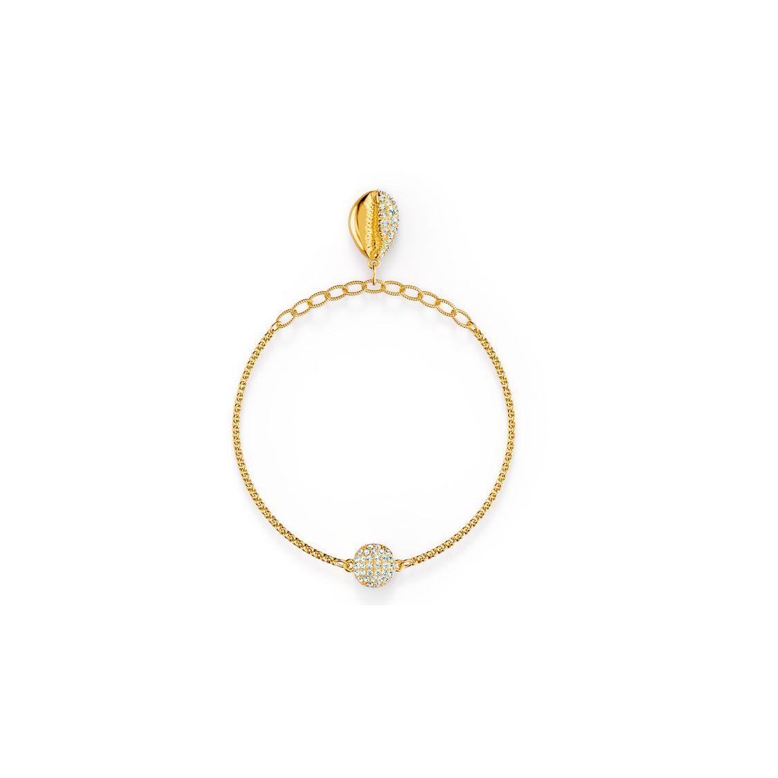 

Swarovski Ocean Seashell Design Minimalist Korean Style Fashionable Fresh Jewelry Remix Collection Zircon Bracelet Women bracelet 5535247 M
