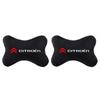 Car Seat Cover Front Rear Flocking Cloth Fabric Cushion Seat Head Neck Rest Cushion Headrest For Citroen C6 DS C3 C4L C-ELYSEE