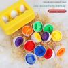 Early Education Children's Stackable Shape and Color Matching Eggs