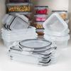 12x Airtight Kitchen Food Containers with Seal Container Set