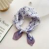 58 Cotton Linen Silk Scarf - Versatile Korean Fashion Neck and Head Bandana for Women