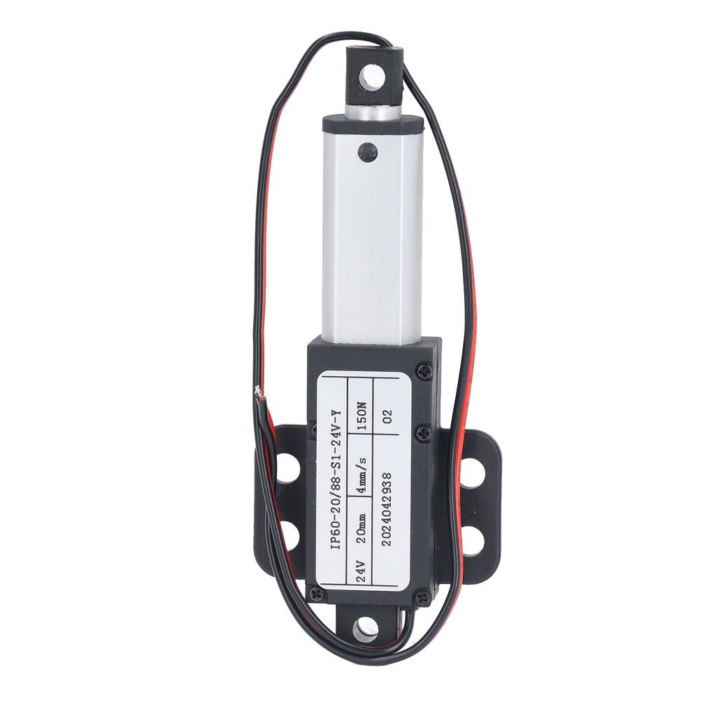Electric Micro Linear Actuator 20mm Stroke 4mms Speed 150N Thrust Auto Retractable Mini Linear