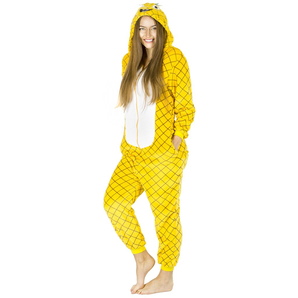 Pineapple kigurumi onesie costume women's pajamas men's warm tracksuit disguise size M
