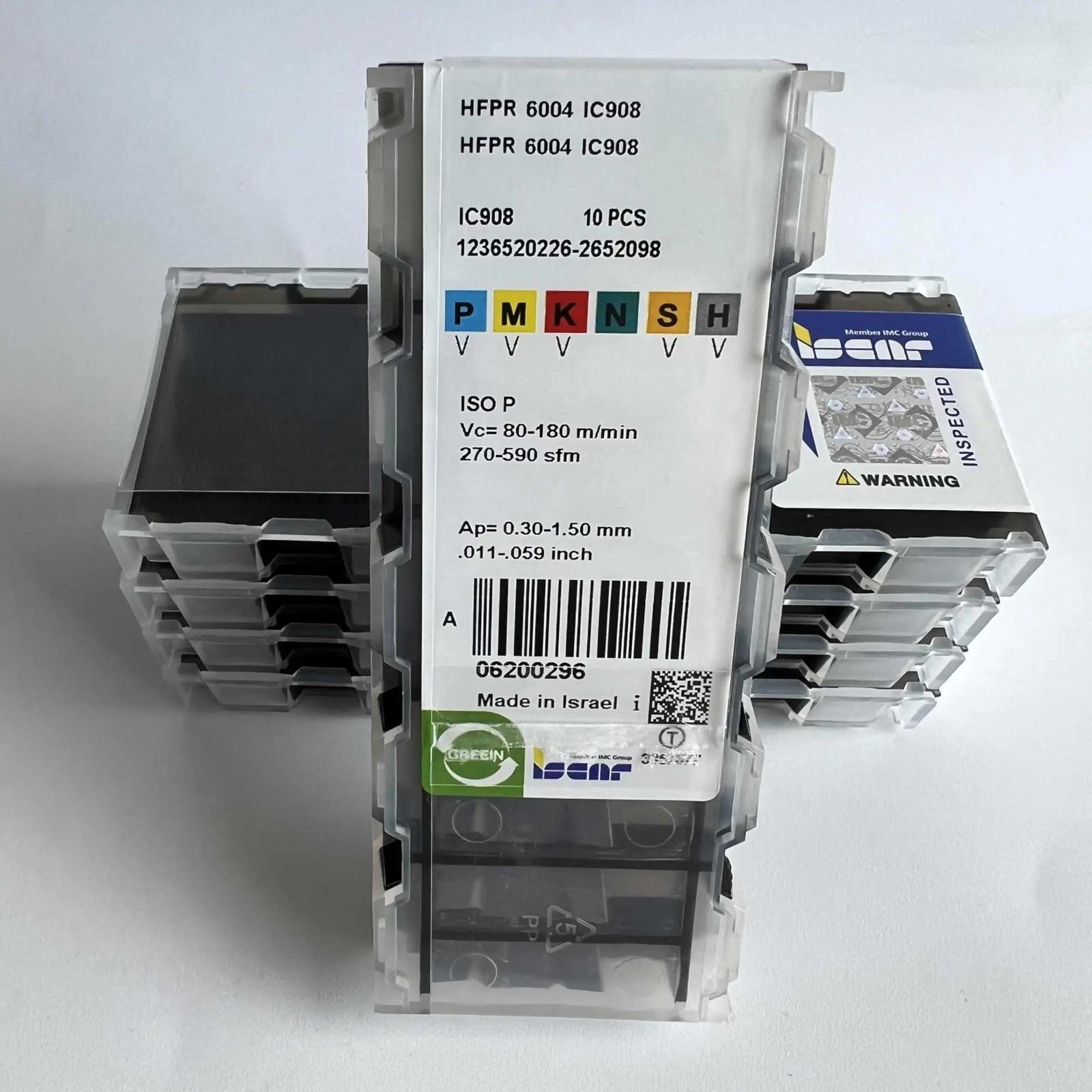 

ISCAR / HFPR6004 IC908 /Industrial indexable Carbide Inserts 10 PCS