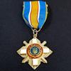 1Pc Ukraine Cross Metal Badge Copy Metal Badges Uniform Accessories Photography Propsmedal Of Courage, Military Merit Collection