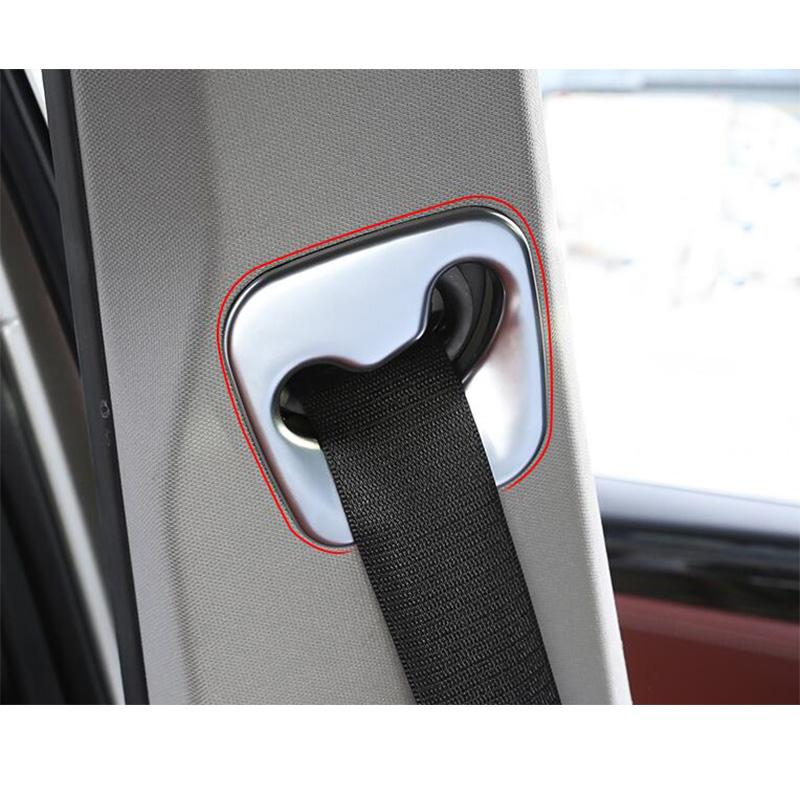 Do BMW X3 F25 2011-2017 2 szt. Kolor włókna węglowego Ozdobna osłona słupka pasa bezpieczeństwa siedzenia samochodowego Wykończenie Wnętrze samochodu