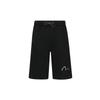 Kuro Ss24 Seagull And Logo Embroidery Regular Fit Sports Casual Shorts Men Shorts Black 2ESGNM4ST5182XXCT