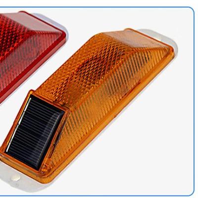 XuanYong Luce di Segnalazione Stradale Magnetica Solare a LED Confezione da 2
