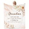 RIP1pc Pink Blanket Gift for Nana Grandma Warm Comfortable Flannel Blanket for Home Living Room Decoration New Year Christmas GiftR-I-P
