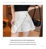 2024 Plus Size High Waist A-Line Irregular Mini Bodycon Skirt - Slimming and Anti-Exposure Design for Petite Figures