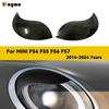 Carbon Fiber Car Headlight Eyebrows Cover FRP Front Angry Eyelids For MINI F54 CLUBMAN F55 5 Doors F57 CABRIO 3 Doors F56 COOPER