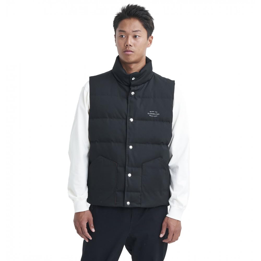 Quiksilver Regular Fit Padded Vest Black Men's (QJK234090) -