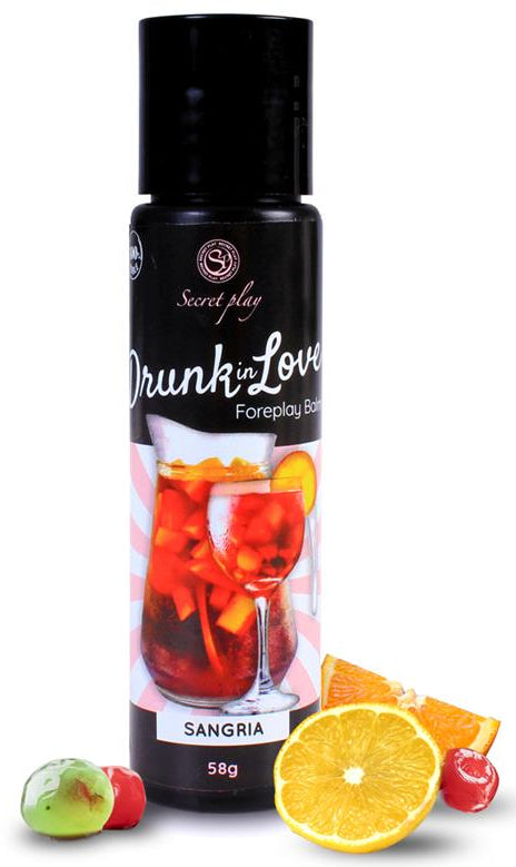 Lubrifiant Comestible Drunk In Love Sangria 60ml - Secret Play - Lubrifiants Comestibles