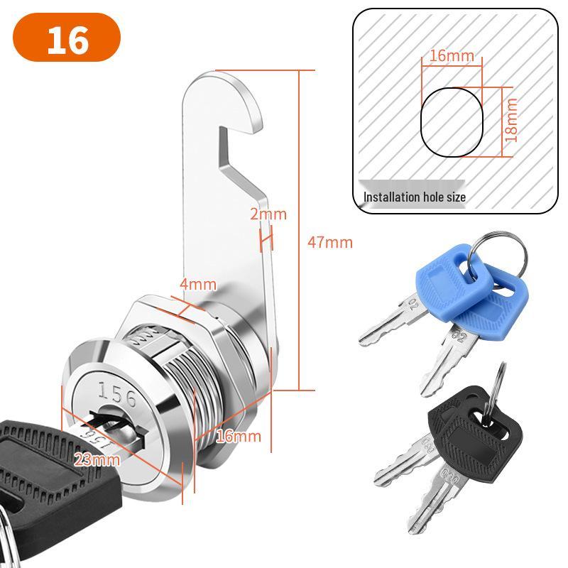 Mehrzweckschloss für Briefkasten, Schrank, Schublade und mehr